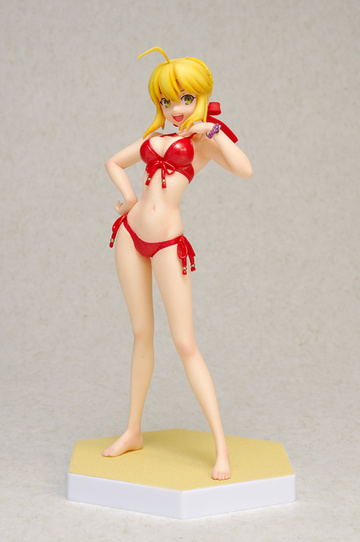 Saber EXTRA (Saber Extra Red Edition), Fate/Extra, Fate/Stay Night, Wave, Pre-Painted, 1/10